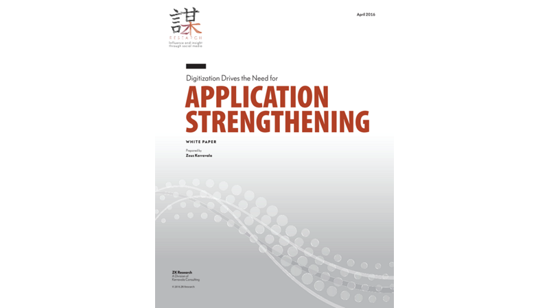 Digitization Derives the Need for Application Strengthening